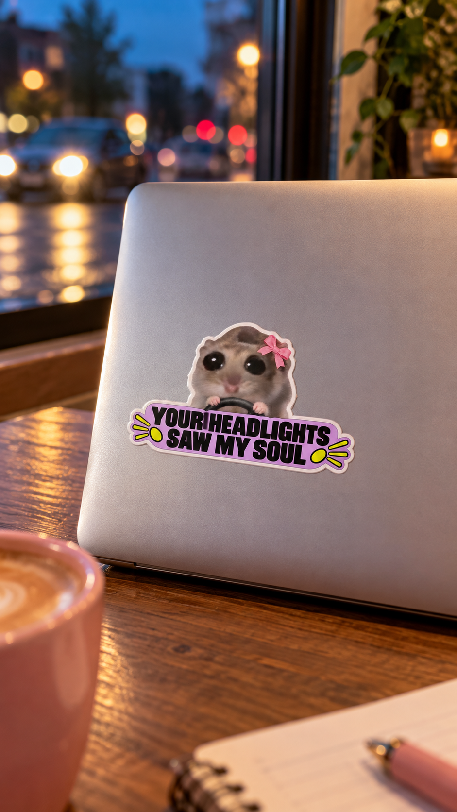 Digital placement mockup: Hammy sees the light